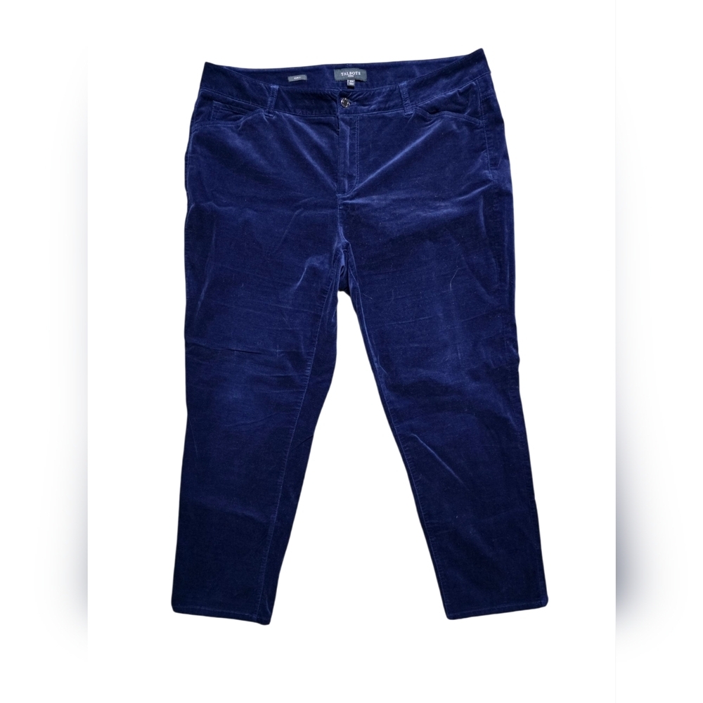 Talbots Rich Blue Corduroy Pants 18W